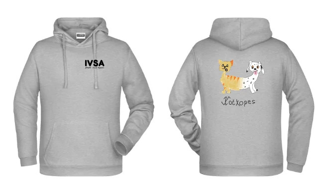 Pánská mikina IVSA Brno - IVSA - Velikost: XXL, Barva: Wine