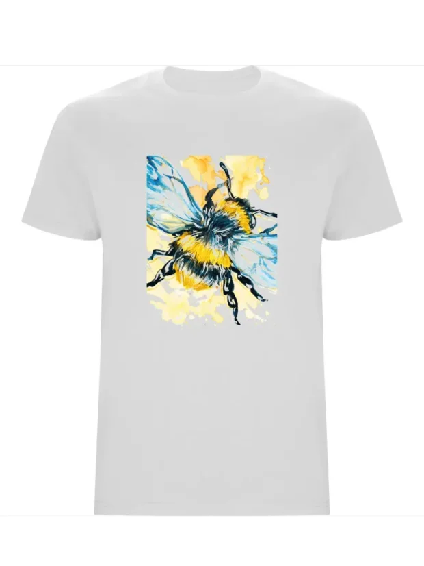 Pánské tričko - „VČIELKA“ - Velikost: XL, Barva: Bílá (01)