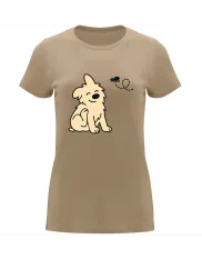 Dámské tričko „Pes a blecha“