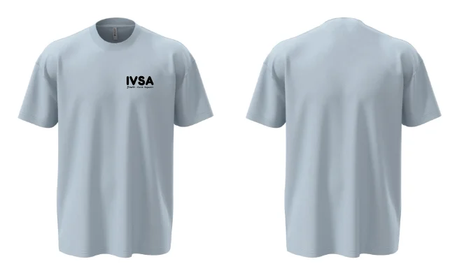 Unisex OVERSIZE tričko IVSA Brno - IVSA Brno - Velikost: M, Barva: Grey heather