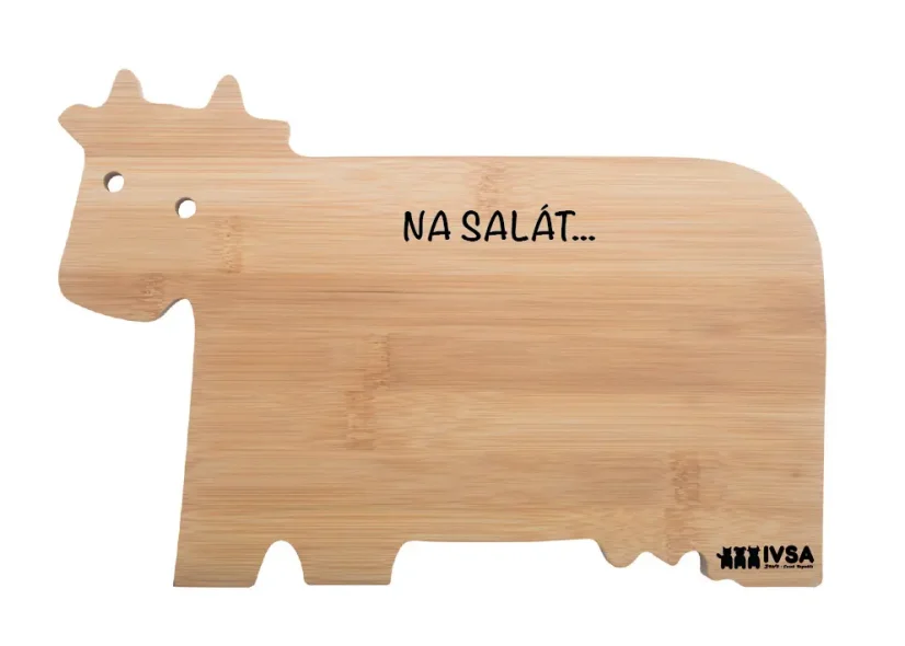 Bambusové prkénko - Kravička