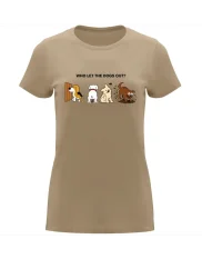 Dámské tričko „Who let the dogs out?“