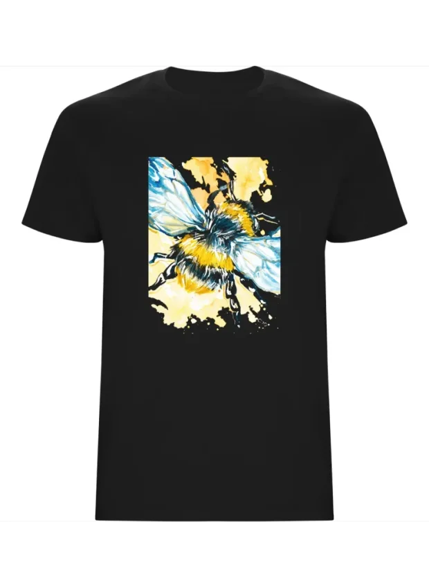 Pánské tričko - „VČIELKA“ - Velikost: 3XL, Barva: Černá (02)