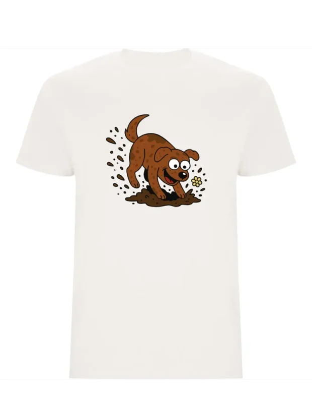 Tričko „Hrabající pes“