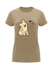 Dámské tričko „Pes a blecha“