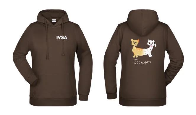 Dámská mikina IVSA Brno - IVSA - Velikost: XS, Barva: Brown