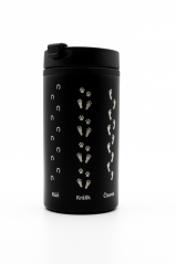 Černý termohrnek stopy živočichů