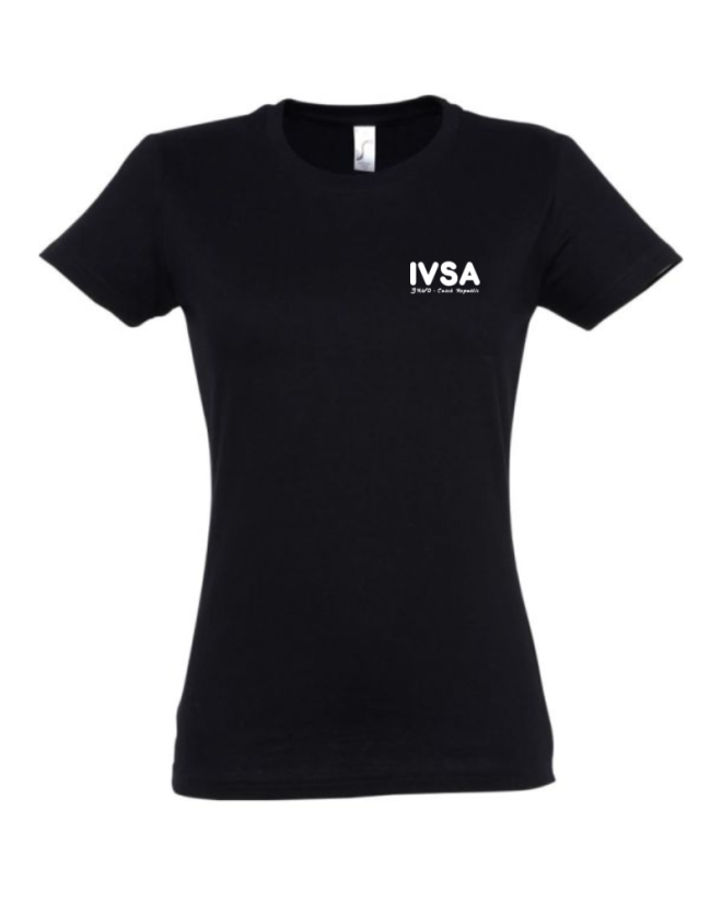 Dámské tričko - IVSA - Velikost: L, Barva: Black