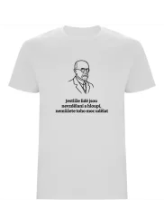 Pánské tričko - Masaryk – Jestliže lidé jsou nevzdělaní a hloupí...
