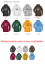 Dámská mikina - prdelky - Velikost: 3XL, Barva: Brown