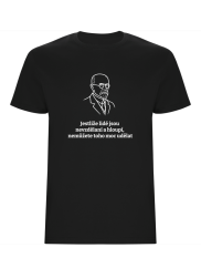 Pánské tričko - Masaryk – Jestliže lidé jsou nevzdělaní a hloupí...
