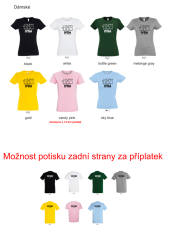 Dámské tričko - prdelky