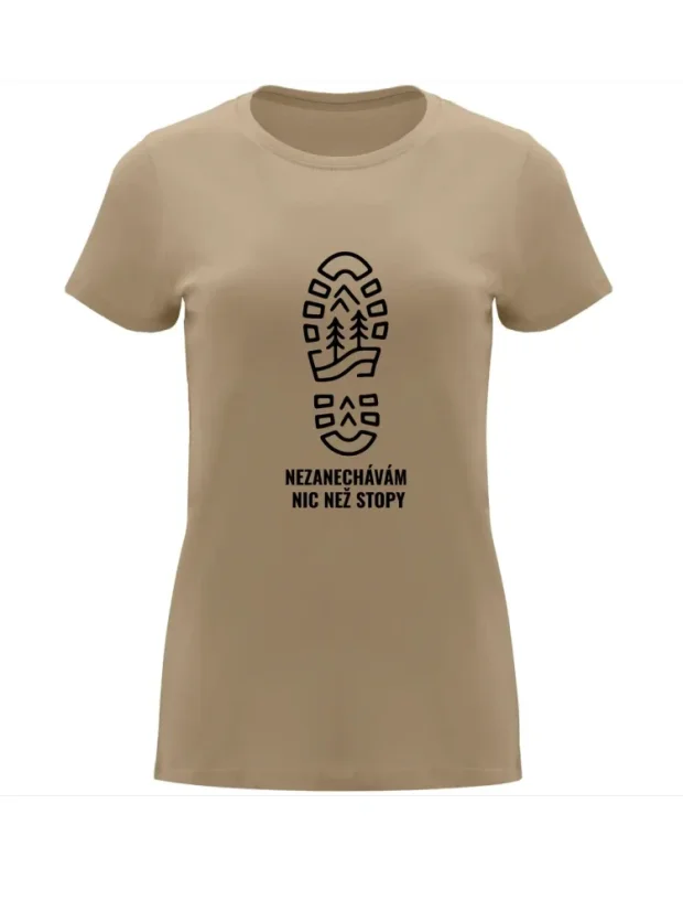 Triko dámské - „Stopa“ - Velikost: XL, Barva: Bílá (01)