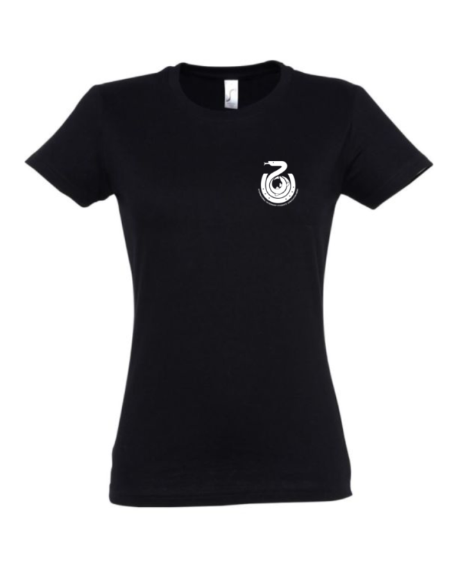Dámské tričko - IVSA nové logo - Velikost: XL, Barva: Black
