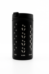 Černý termohrnek stopy živočichů