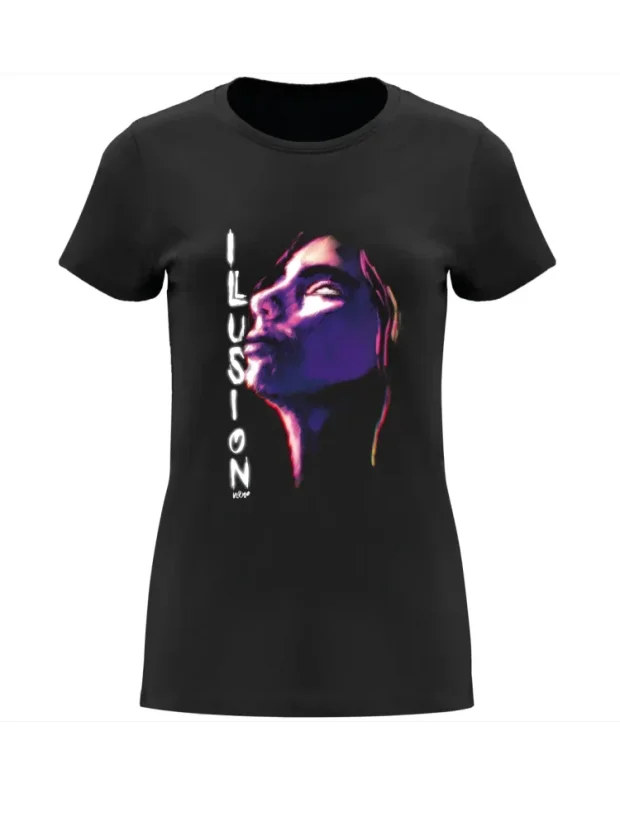 Dámské tričko „ILLUSION“ - Velikost: 3XL