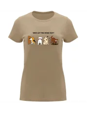 Dámské tričko „Who let the dogs out?“