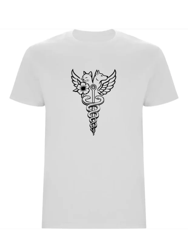 Pánské tričko - Veterinární symbol harmonie - Velikost: XXL, Barva: Bílá (01)