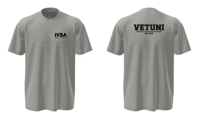 Unisex OVERSIZE tričko IVSA Brno - IVSA Brno - Velikost: M, Barva: Grey heather