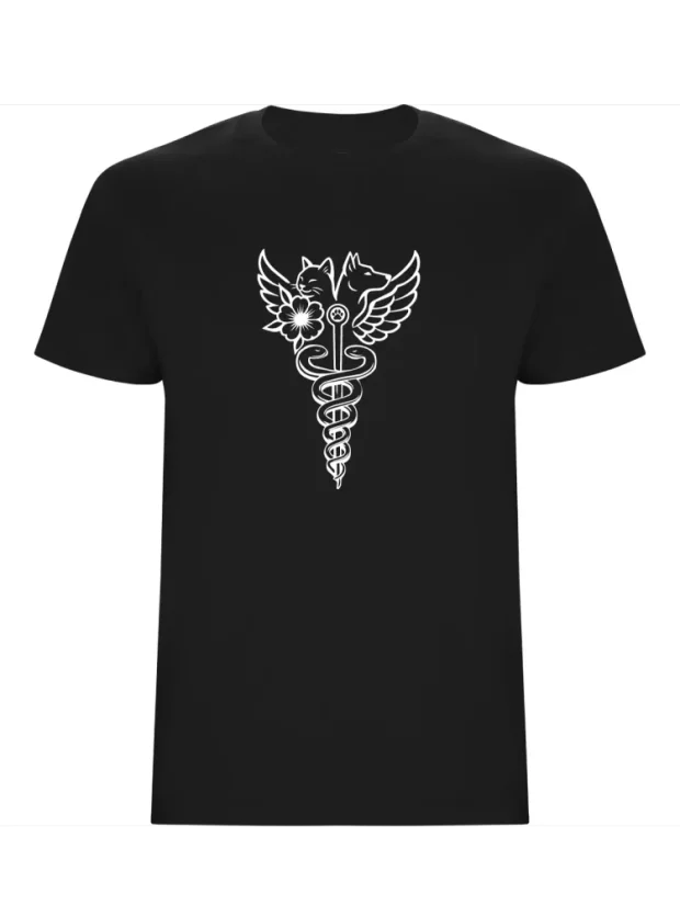 Pánské tričko - Veterinární symbol harmonie - Velikost: XXL, Barva: Bílá (01)