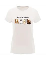Dámské tričko „Who let the dogs out?“