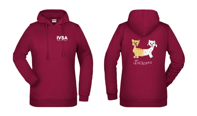 Dámská mikina IVSA Brno - IVSA - Velikost: XS, Barva: Brown