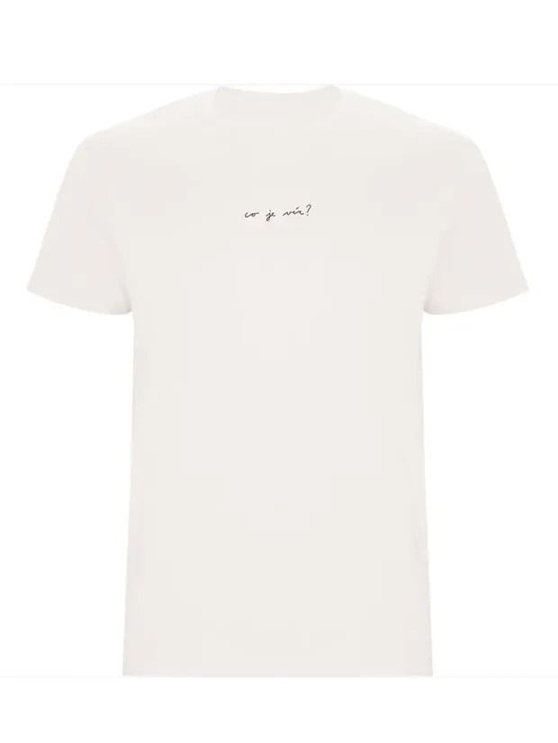 Unisex tričko „Co je víc? – Babička core“ - Velikost: XL, Barva: Cappuccino (132)
