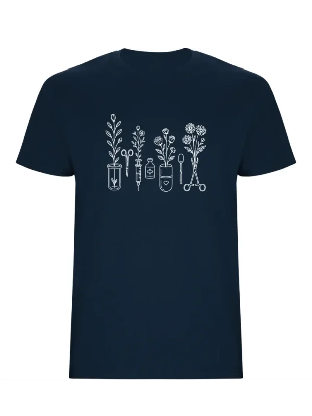 Pánské tričko - Květiny medicíny - Velikost: XL, Barva: Mátově zelená (264)