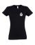 Dámské tričko - IVSA nové logo - Velikost: XL, Barva: Black