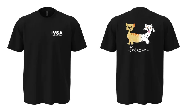 Unisex OVERSIZE tričko IVSA Brno - IVSA Brno - Velikost: M, Barva: Grey heather