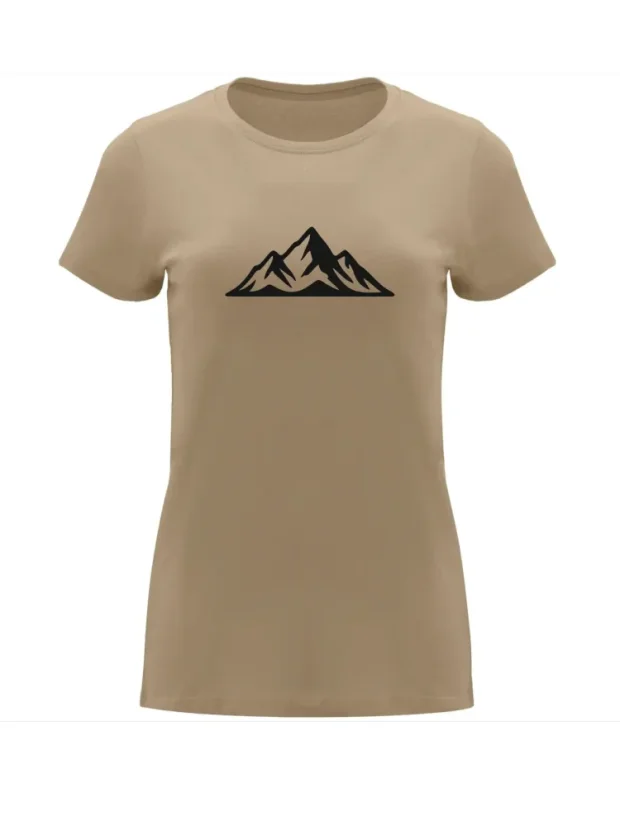 Triko dámské mountains - Velikost: XXL, Barva: Písková (07)