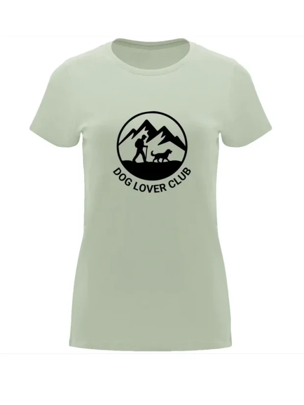 Triko dámské dog lover club - Velikost: S, Barva: Mátově zelená (264)